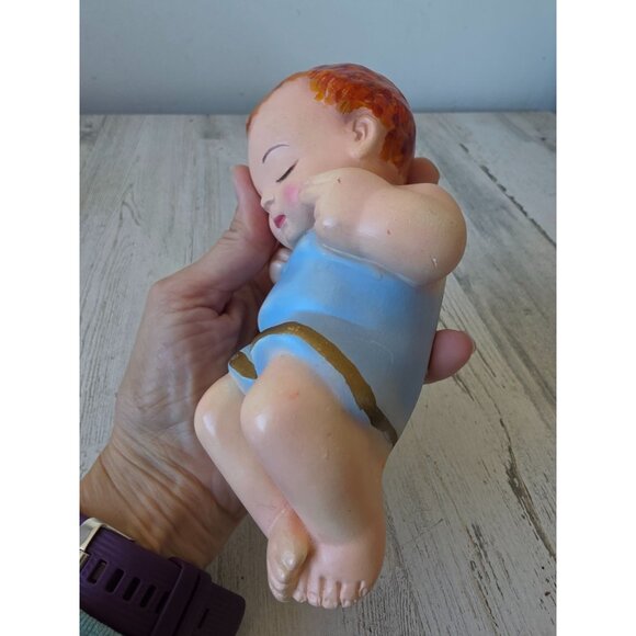 Vintage chalkware? Baby Jesus nativity religious Xmas - Picture 6 of 11